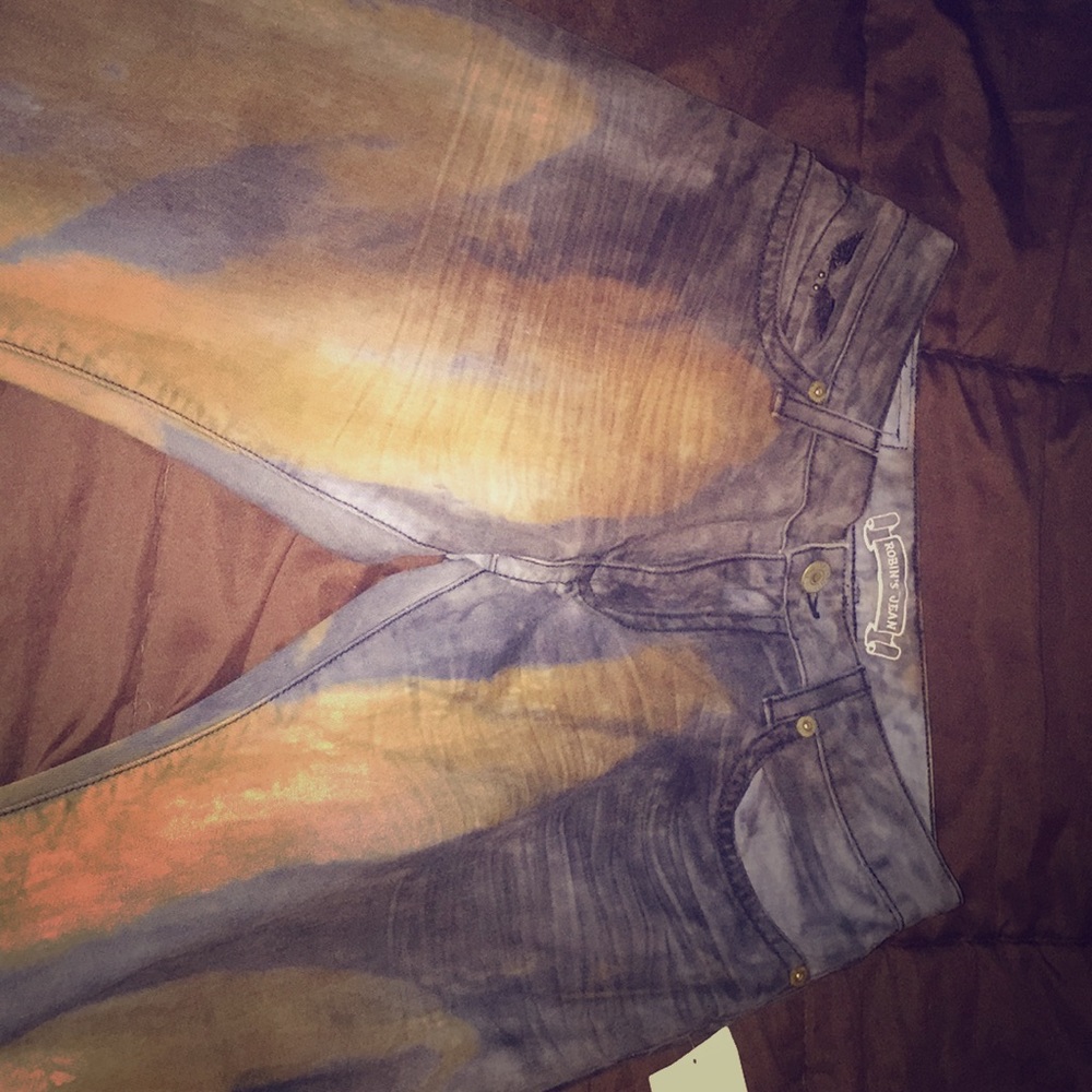 NWT Robins Jeans “volcano” 30 w 34 l